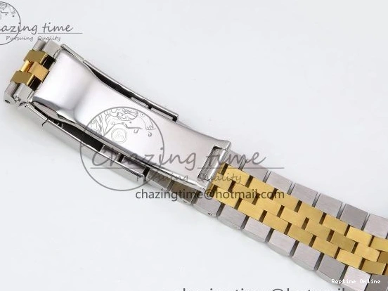 0418 Effortless DateJust 36 126233 Clean 1:1 Best Edition 904L Steel YG Textured Diamonds Dial on SS YG Jubilee Bracelet VR 1500